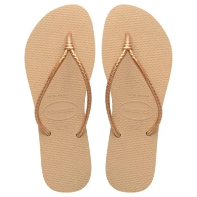 Image of Havaianas Slim Tube, Elegant, Comfortable, and Stylish Flip Flops, Straps with Knot Detail, Women