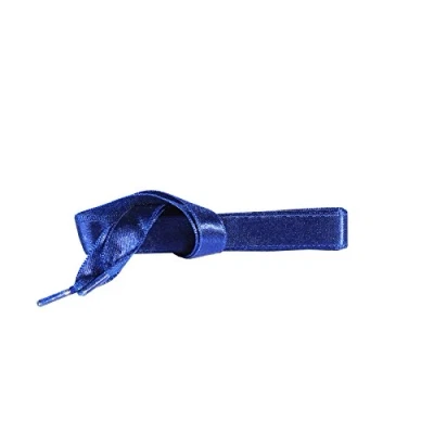 Image of Kaps Satin Ribbon Shoe Laces for Sneakers Trainers Casual Shoes, Quality and Durable, Many Colours Lenghts, by , 1 pair, 120 cm 47 inch 6 to 8 eyelet pairs, Navy Blue