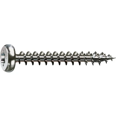 Image of Spax T Star Plus, 4Cut Panhead Universal Screw, Fully Threaded, Stainless Steel A2, 1.4567 0207000350203, 0207000400353