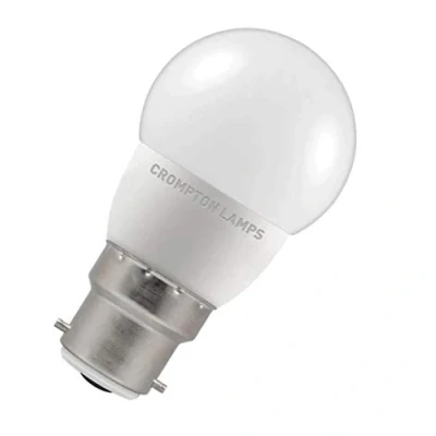 Image of Crompton LED Round Thermal Plastic Dimmable 5.5W 4000K BC B22d