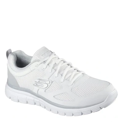 Image of Skechers Flex Burns Agoura Mens Trainers White 10 UK