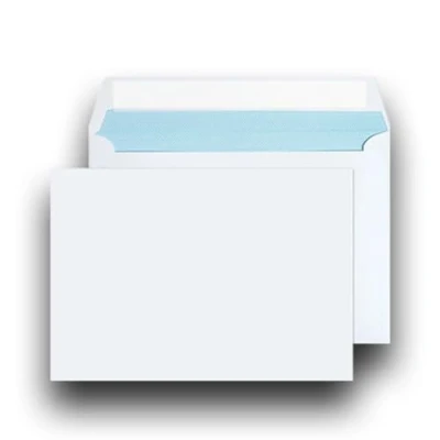 Image of Indigo C6 114 x 162 mm White Peel &amp; Seal Envelopes Box of 1000