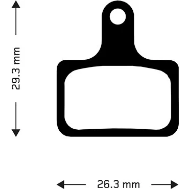Image of Aztec Organic Disc Brake Pads for Shimano Flat Mount GRX/Ultegra/Dura Ace