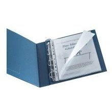Image of Q Connect A4 Top Left 80my Clear Plastic Wallets (Pack of 25)