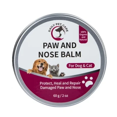 Image of Dog Itchy Skin Treatment Paw Balm 100% Natural and Nose for Dogs to Protect, Heal Repair Dry, Cracked &amp; Damaged Paws Itch Relief Essential