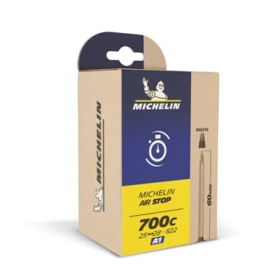 Image of Michelin Airstop Tube Presta 48mm 700c x 25 32mm