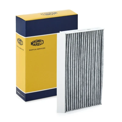 Image of 272773488R, 272776811R, 272778970R Pollen Filter MAGNETI MARELLI 350208065560 Insert, Activated Carbon 260mm 149mm 34mm