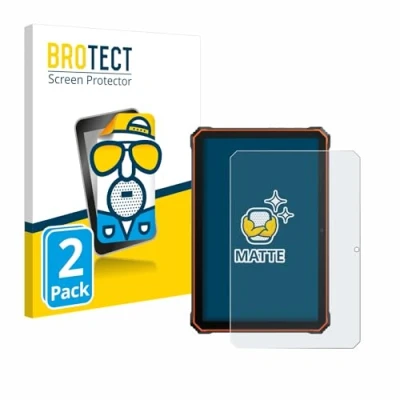 Image of brotect Screen Protector Anti Glare compatible with Blackview Active 6 (2 Pack) Matte, Fingerprint Protection Film