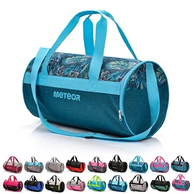 Image of Sports Bag Gym 25 L Holdall Shoe Compartment Pocket Men Women Duffel Shoulder Fitness Swimming Pool Travel Holiday Cabin Luggage Overnight Camping kit Small pe Duffle