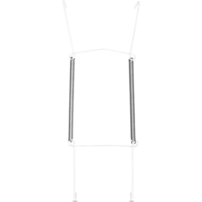 Image of Invisible Plate Hangers for Wall Decorative Dish Display Holders Hanging Wires Spring Hook Holder Fit to Hang on (White Hanger) (25 x 36 cm (10 14 Inch))