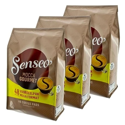 Image of Senseo Coffee Pads Mocha Gourment &amp;intensive, fresh, for Kaffepadmaschinen 144