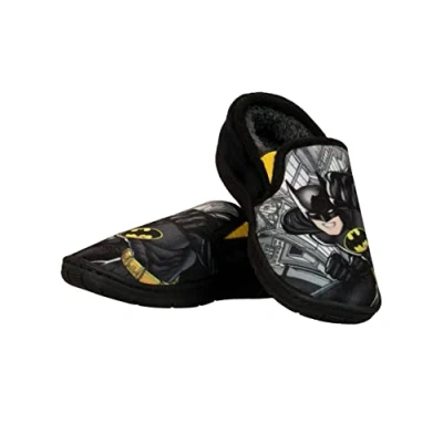 Image of DC Comics Boys Slippers Batman Black Size 8