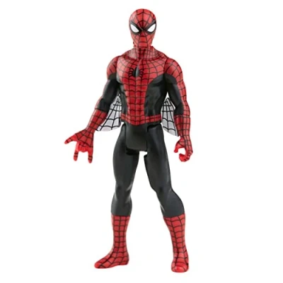 Image of Marvel Hasbro Legends Series 3.75 inch Retro 375 Collection Spider Man Action Figure, Toys for Kids Ages 4 and Up, Multicolor, One Size (F3824)