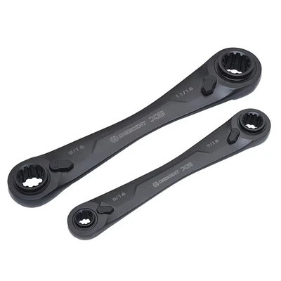 Image of Crescent X6 Ratcheting Spanner Set, 2 Piece CRECX6DBM2