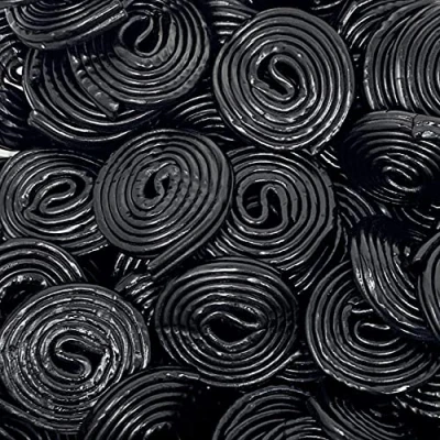 Image of Liquorice Wheels 700g Re Sealable Pouch by The Gourmet Sweet Company