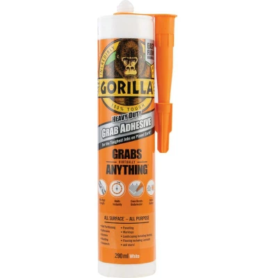 Image of Gorilla Instant White Grab Adhesive 290ml