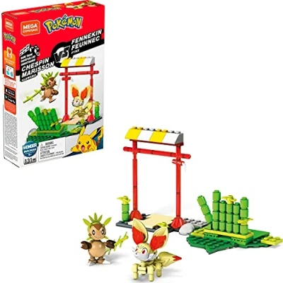 Image of Mega Construx Pokémon Chespin Vs. Fennekin