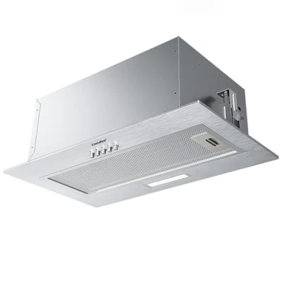 Image of COMFEE&#039; Integrated Cooker Hood CHL17EM21I, 52cm Stainless Steel Built in Extractor Fan Kitchen, 400m3/h Powerful Extraction, 3 Speed Settings, LED Lighting, Easy Clean Filters