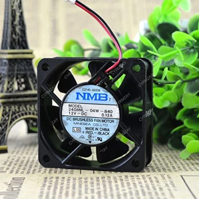 Image of CYRMZAY Compatible For NMB MAT 2408NL 04W B40 12V 0.12A 2 Wire 6020 6cm cooling fan