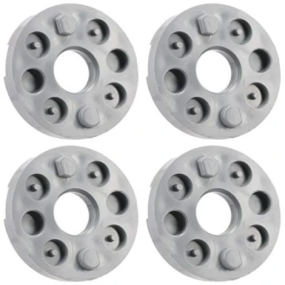 Image of SPARES2GO Two Peg Blade Height Spacers Compatible with Flymo Hoverstripe RXE250 300 Hovervac 280 400 Lawnmower (Pack of 4)