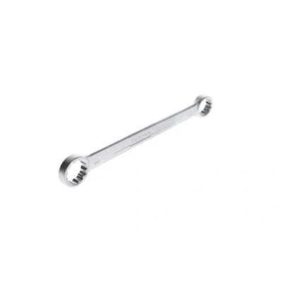 Image of GEDORE Double ended ring Spanner, AF 19+24 mm, Straight, Flat, Slender, Bi hex, UD profile, 4 19X24