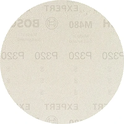 Image of Bosch Professional 50x Expert M480 Sanding Net (for Hardwood, Paint on wood, Ø 125 mm, Grit 320, Accessories Random Orbital Sander)
