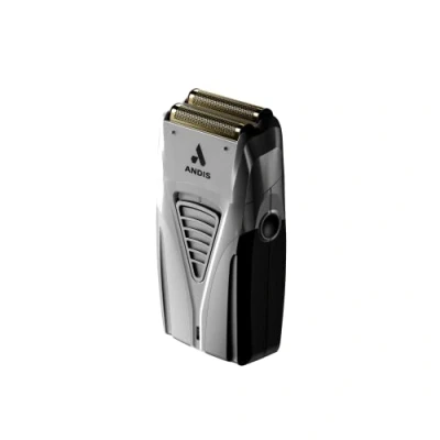 Image of Andis 17260 TS 2 Pro Foil Lithium Titanium Shaver, Cord/Cordless, Smooth Shaving Cordless Shaver with Charger, Light Grey Burgundy