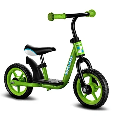 Image of Stamp SKIDS Control Green Running Bike with Foot Rest, C677007, Green, 62 cm