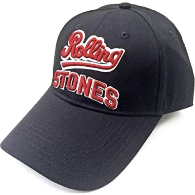 Image of Rolling Stones The Team Logo Baseball Cap Black