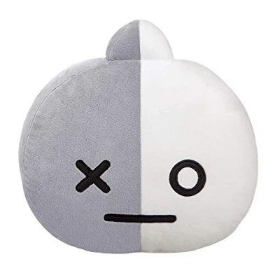 Image of Aurora Official Merchandise, Van Plush Cushion, 61347, Grey &amp; White, and White