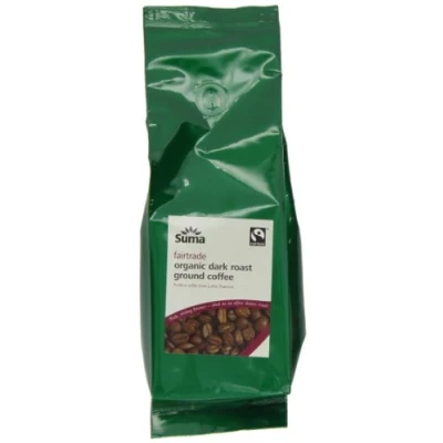 Image of Suma Organic Dark Roast Ground Coffee 227 g (Pack of 4)