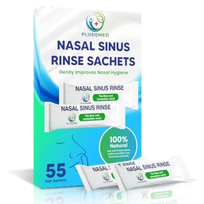 Image of Sinus Rinse sachets, 55 Packets,Neti Pot Salt,Nose Salt,Sinus Salt,neti Salt sachets.