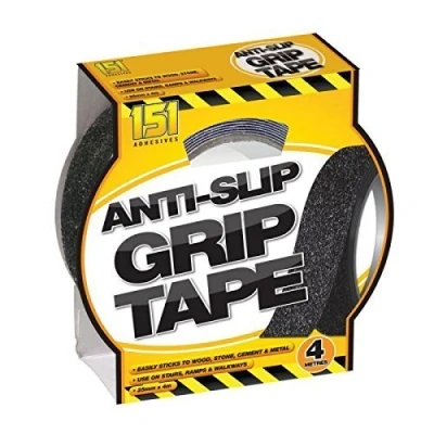 Image of 2xANTI Slip Grip Tape Indoor Outdoor 25MM x 4M Adhesive Abrasive GRIT