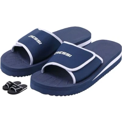 Image of Cressi Unisex Shoes Panarea Slippers for Beach and Swimming Pool, Blue, 11 UK