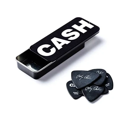 Image of Jim Dunlop JCPT02H Johnny Cash Legend Heavy Pick Tin EA