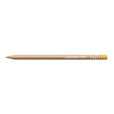 Image of Caran d&#039;Ache Luminance 6901.036 Colour Pencil Artist Colouring Pencils, Pack of 3, Colour: 036 Raw Sienna