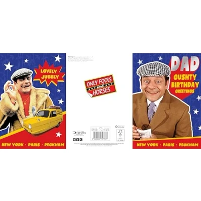 Image of only fools and horses, dad, birthday card