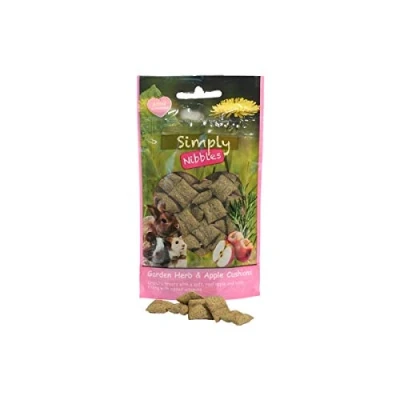 Image of Small Animal Nibbles Garden Herb &amp; Apple or Tropical Fruit Cushion Treat Reward (Garden Cushions)