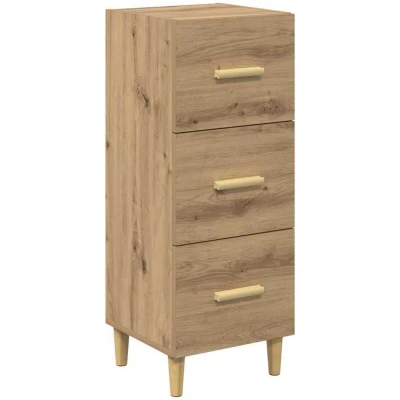 Image of vidaXL Sideboard Artisan oak 34.5 x 34 90 cm Engineered wood