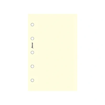 Image of Filofax Mini Cotton Cream Plain Notepaper