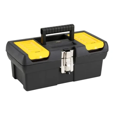 Image of STANLEY 2000 Series Toolbox with Metal Latch, 2 Lid Organisers, Portable Tote Tray for Tools, 12.5 Inch, 1 92 064