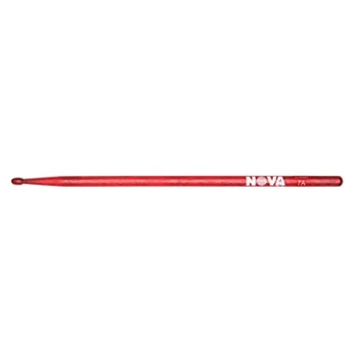 Image of Vic FIrth NOVA Drumsticks 7A Wood Tip Red