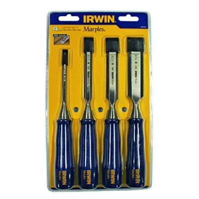 Image of Irwin Marples M444 Blue Chip B/E Chisel Set 4, M444/S4
