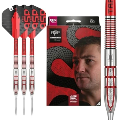 Image of TARGET Darts Nathan Aspinall Gen 2 23G 95% Tungsten Swiss Point Steel Tip Set