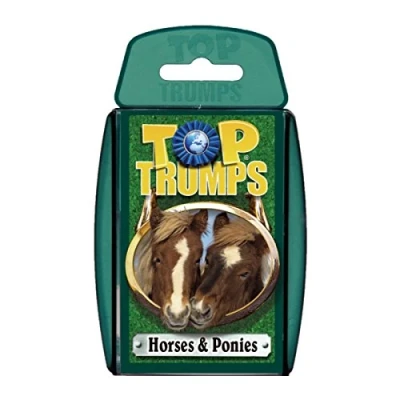 Image of Horses &amp; Ponies Top Trumps Card Game for 3 years +