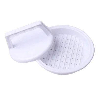Image of Rordigo Kitchen Hamburger Meat Beef Maker Grill Burger Patty Mould Press Mold Tools Shape Hamburg Manual