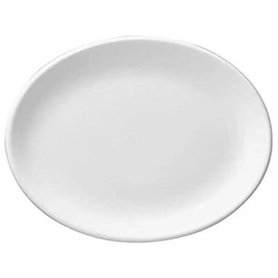 Image of &quot;Churchill Super Vitrified P292 Whiteware Oval Platter, 12&quot;, White (Pack of 12)&quot;