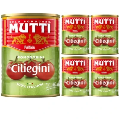 Image of Mutti Ciliegini Cherry Tomatoes 400 Gram x 5 Pieces