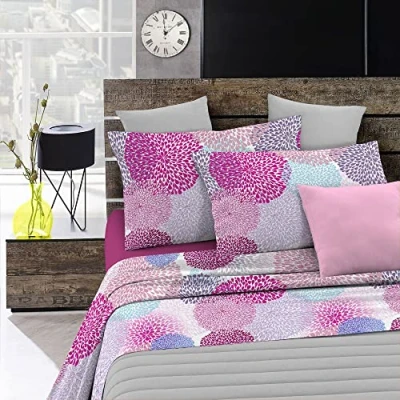 Image of Italian Bed Linen Fantasy Sheet Set in Printed Microfiber, soffioni, Single