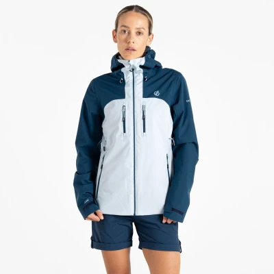 Image of Dare 2b Women&#039;s Water repellent Diverging Waterproof Jacket Moonlight Denim &amp; Skyway, Size: 18